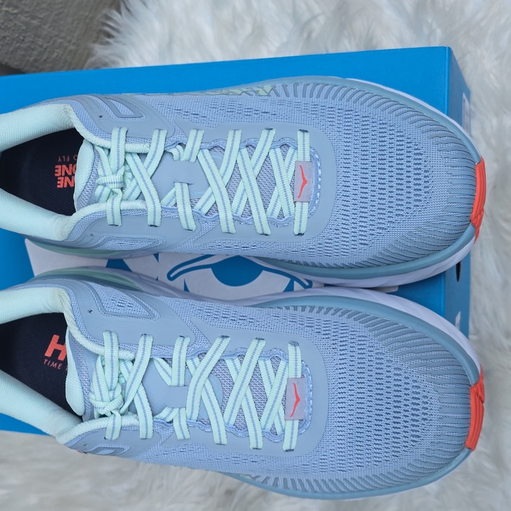 Hoka Bondi 7 Women's 9 Light Blue New In Box - Picture 3 of 9